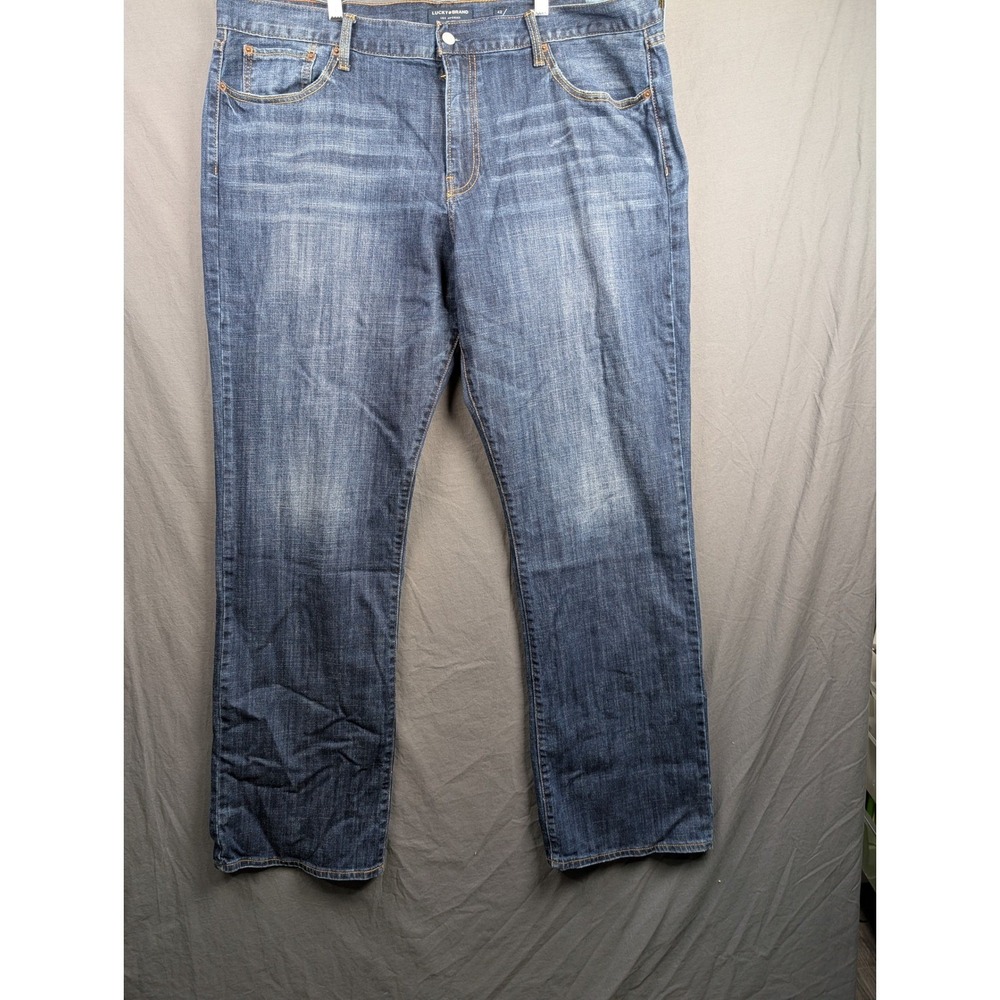 Lucky Brand 367 Vintage Boot Blue Jeans Mens 42x34 Medium Wash Denim